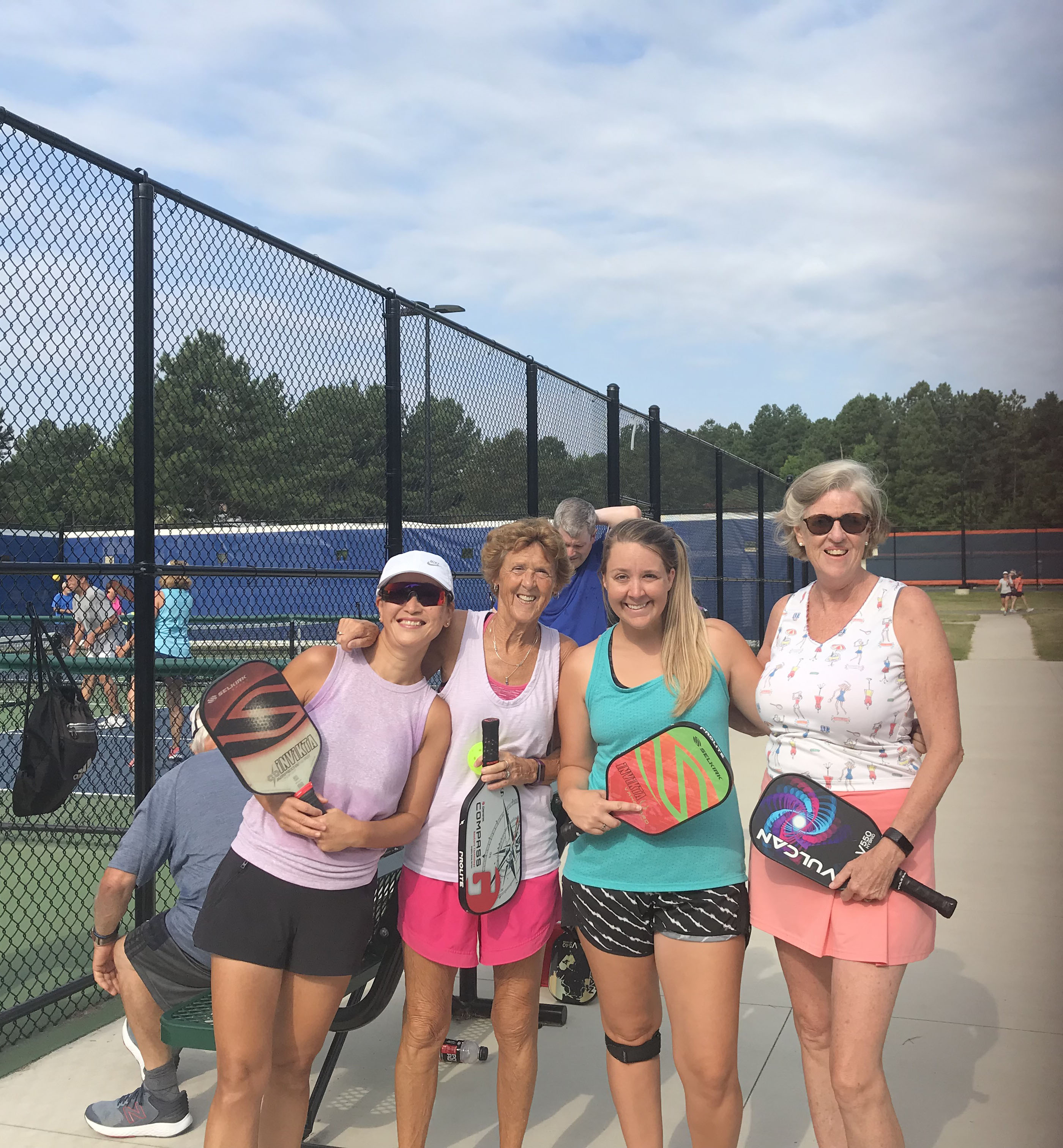Pickleball with friends